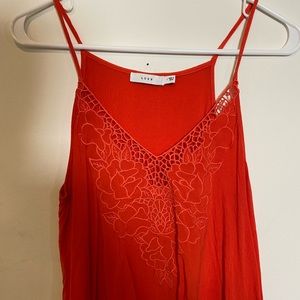 Lush lace tank